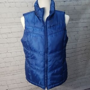 Merona Puffer Vest Blue Medium